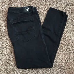American Eagle Jegging Black. Size 14 short